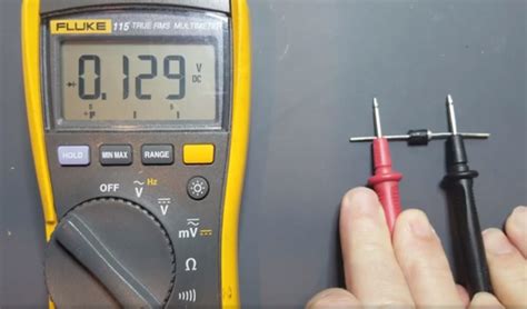 Learn how to test the Schottky diode with a multimeter.